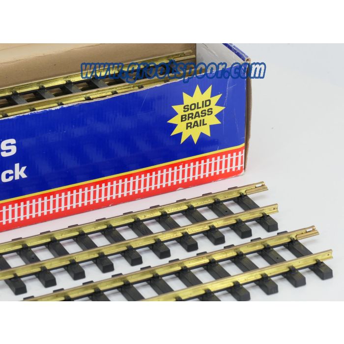 USA Trains R81060 Box Staigt Track 12pc. 60CM messing Totaal 7,20M - sku: 20251218021102 - Gebraucht - Sehr guter Zustand - Bild 3