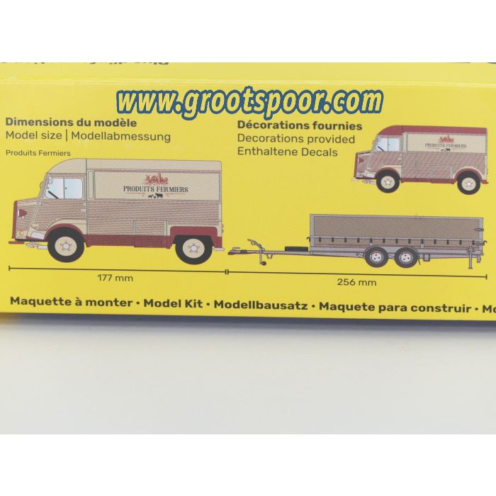 Heller 52331 1/24 CITROEN HY + GOODS TRAILER STARTER KIT - sku: 20260129035725 - New - Photo 2