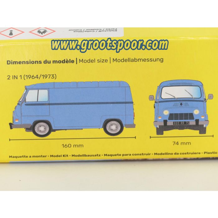 Heller 56743 1/24 Renault Estafette Model Kit - sku: 20260129042908 - Nieuw - Afbeelding 2
