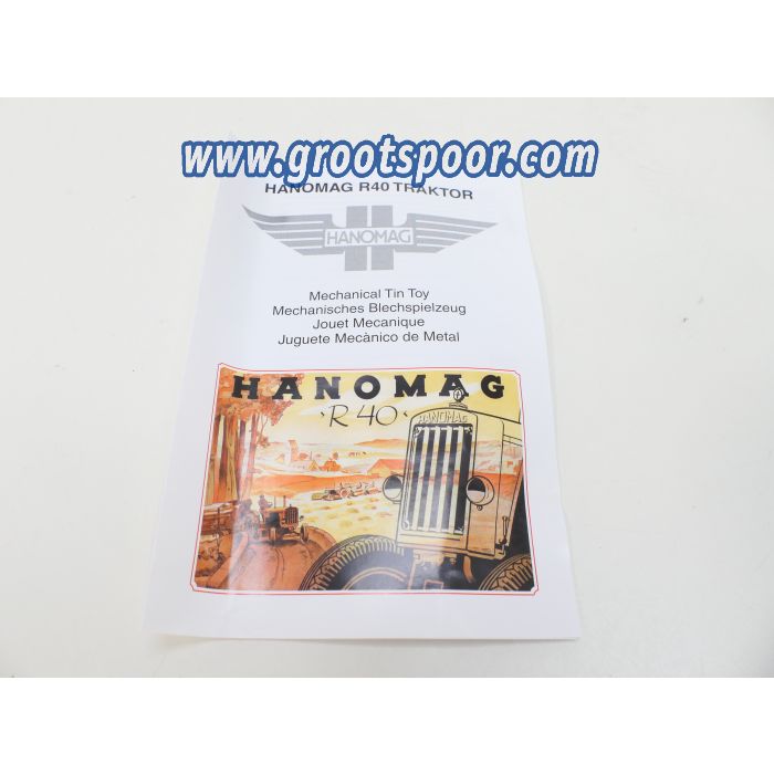 HR 352 Hanomag R40 1:25 clockwork tractor - sku: 20260130035055 - Used - Like new - Photo 14