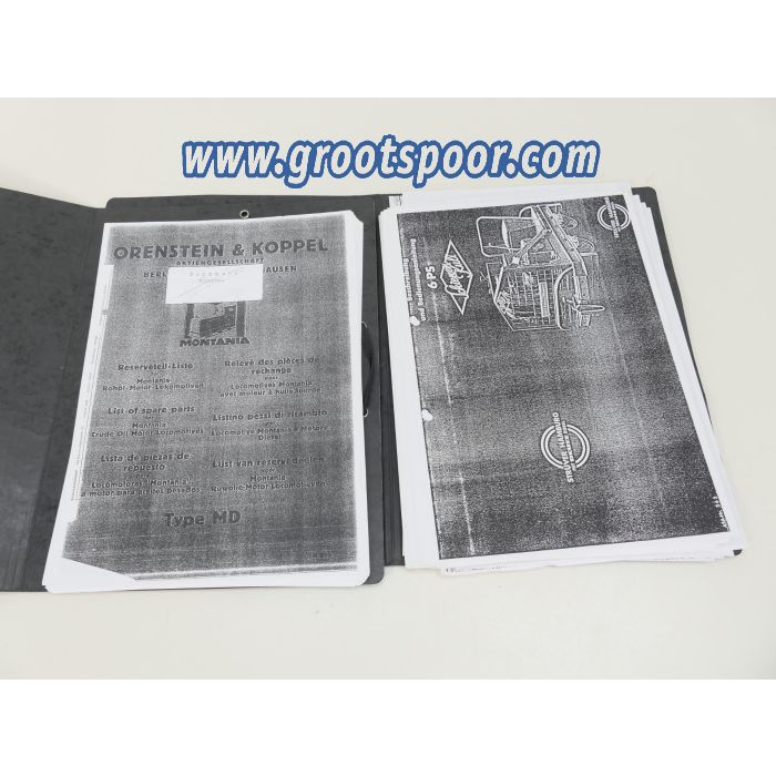 Archiefset spoorwegdocumentatie – technische brochures, handleidingen en mappen #8927 - sku: 20260130044642 - Used - Good condition - Photo 2