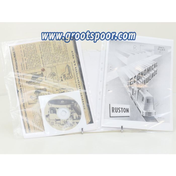 Archiefset spoorwegdocumentatie – technische brochures, handleidingen en mappen #8927 - sku: 20260130044642 - Used - Good condition - Photo 4