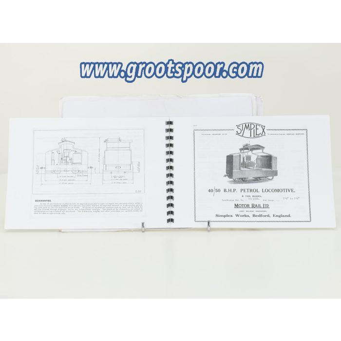 Archiefset spoorwegdocumentatie – technische brochures, handleidingen en mappen #8927 - sku: 20260130044642 - Used - Good condition - Photo 8