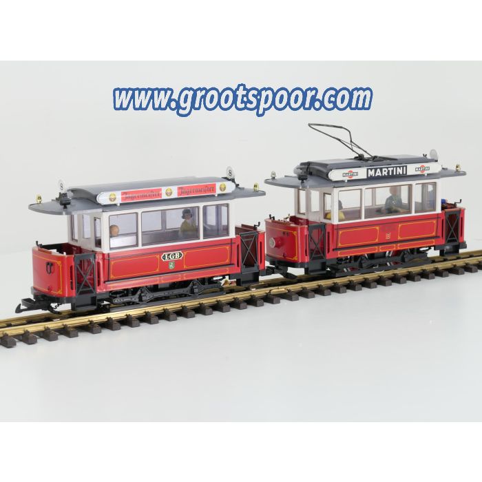 LGB 2036 & 3600 Strassenbahn Triebwagen mit Beiwagen - sku: 20260206031517 - Gebraucht - Sehr guter Zustand - Bild 2
