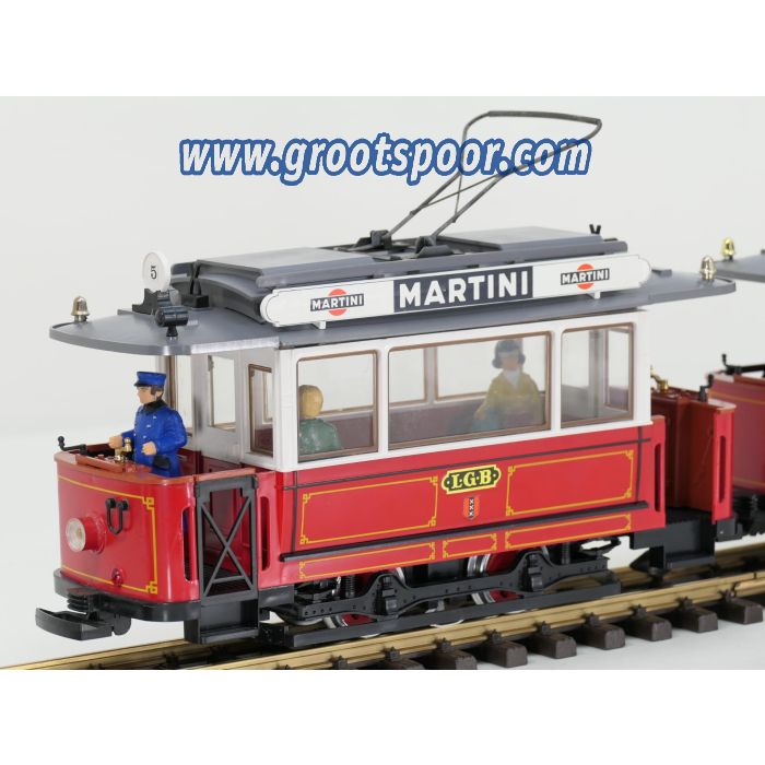 LGB 2036 & 3600 Strassenbahn Triebwagen mit Beiwagen - sku: 20260206031517 - Gebraucht - Sehr guter Zustand - Bild 3