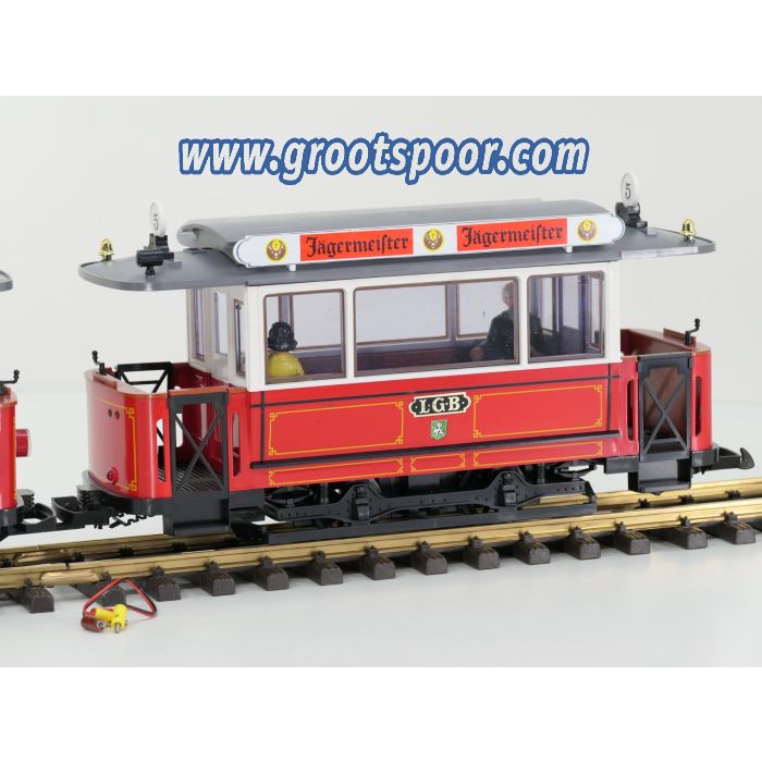 LGB 2036 & 3600 Strassenbahn Triebwagen mit Beiwagen - sku: 20260206031517 - Gebraucht - Sehr guter Zustand - Bild 4