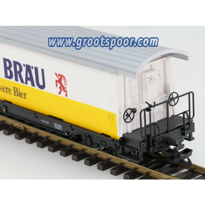 LGB 40570 RhB-Schiebewandwagen, CALANDA BRÄU Haik-qv 5161, Metallrader - sku: 20260219043935 - Gebruikt - Zeer goede staat - Afbeelding 3