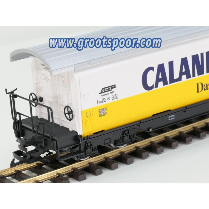 LGB 40570 RhB-Schiebewandwagen, CALANDA BRÄU Haik-qv 5161, Metallrader - sku: 20260219043935 - Gebruikt - Zeer goede staat - Afbeelding 2