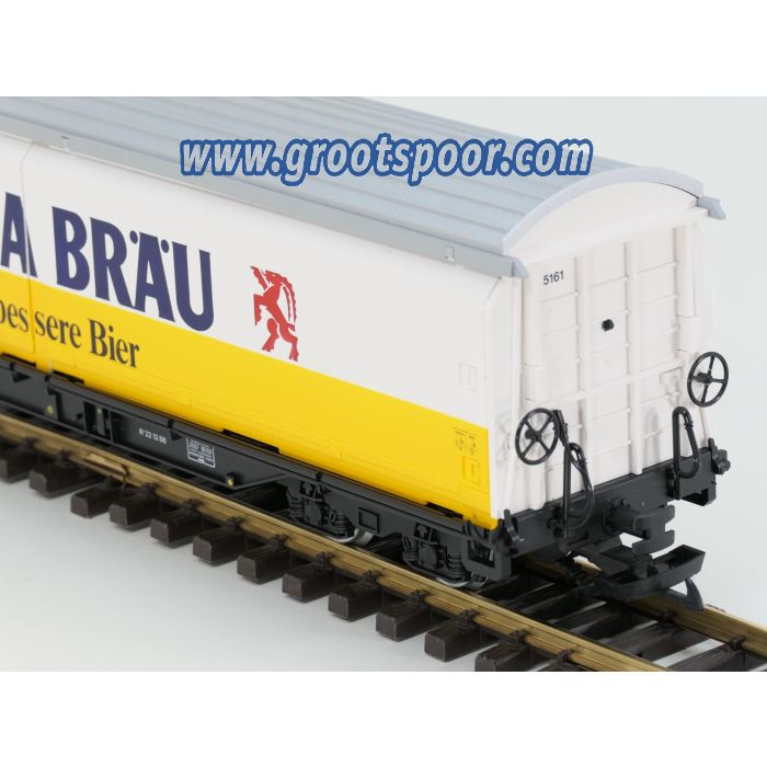 LGB 40570 RhB-Schiebewandwagen, CALANDA BRÄU Haik-qv 5161, Metallrader - sku: 20260219043935 - Gebruikt - Zeer goede staat - Afbeelding 6