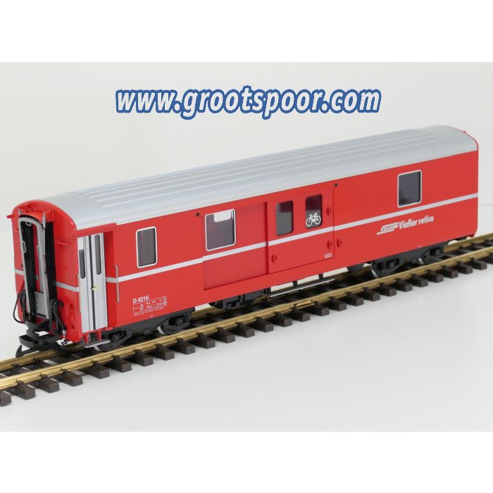 LGB 34690 RhB-Packwagen D 4216, 4 st Kugellager Achsen, Stromabnahme - sku: 20260220024657 - Gebraucht - Sehr guter Zustand - Bild 5