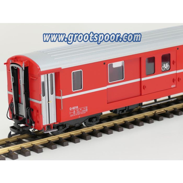 LGB 34690 RhB-Packwagen D 4216, 4 st Kugellager Achsen, Stromabnahme - sku: 20260220024657 - Gebraucht - Sehr guter Zustand - Bild 6