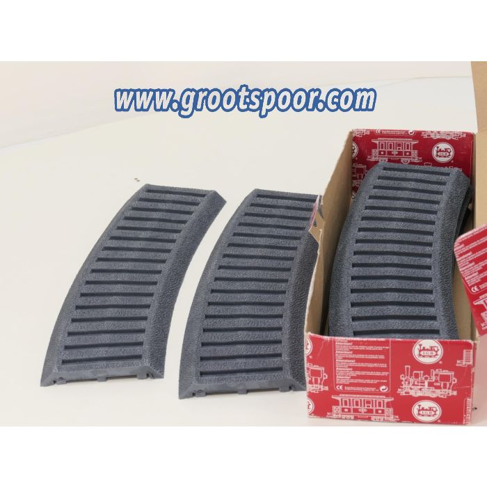 LGB 61600 Doos 6x Rubber rail bedding R3 Bocht - sku: 20260220030629 - Neu - Bild 2