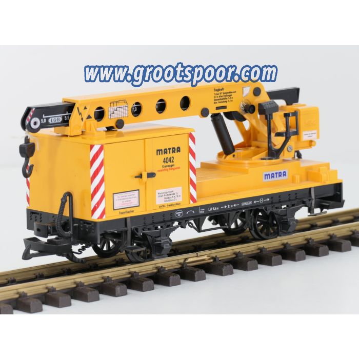 LGB 4042 C Matra Kraan wagon - sku: 20260220045925 - Gebruikt - Zeer goede staat - Afbeelding 2