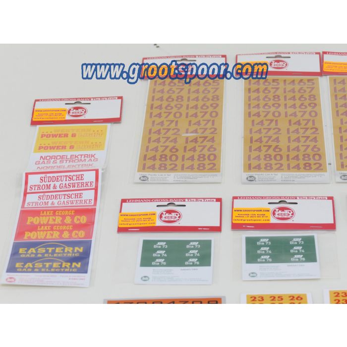 LGB Beschriftungsbogen Stickerset - sku: 20260313102838 - Neu - Bild 2