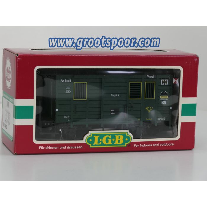 LGB 32190 Bagage/postwagon met metalen wielen en kogellagers. Inclusief sluit- en binnenverlichting - sku: 20260324015812 - Used - Like new - Photo 5