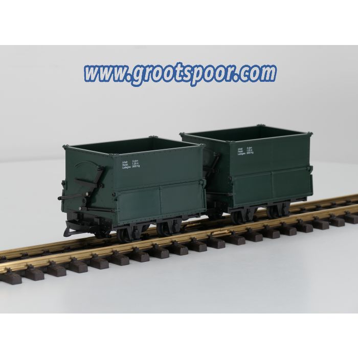 LGB 40190 bulkgoederenwagon set, 2 stuks - sku: 20260325112505 - Used - Very good condition - Photo 2