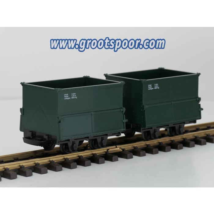 LGB 40190 bulkgoederenwagon set, 2 stuks - sku: 20260325112505 - Used - Very good condition - Photo 3