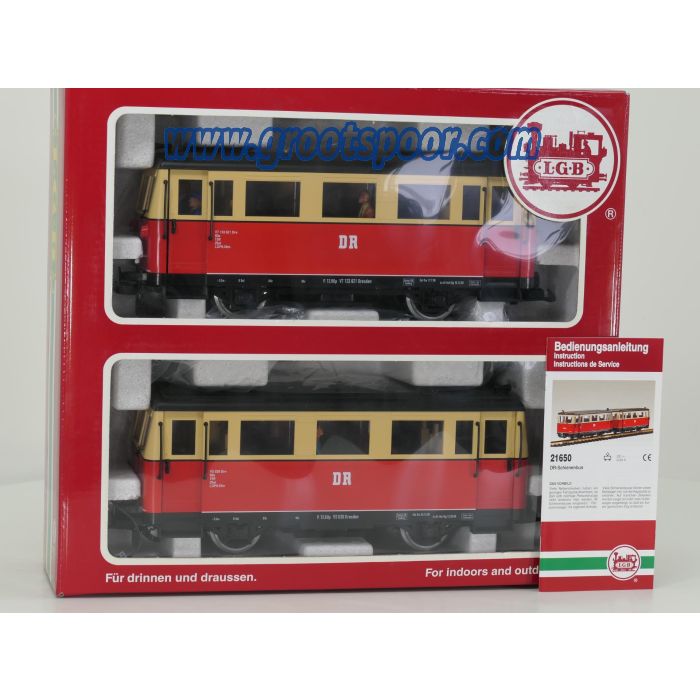 LGB 21650 DR Schienenbus set mit Metallrädern - sku: 20260326045228 - Nieuw - Zeer goede staat - Afbeelding 4
