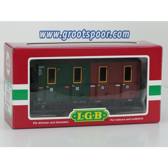 LGB 30503 Abteilwagen 3./4. Klasse mit Innenbeleuchtung - sku: 20260401090713 - Gebruikt - Zeer goede staat - Afbeelding 5
