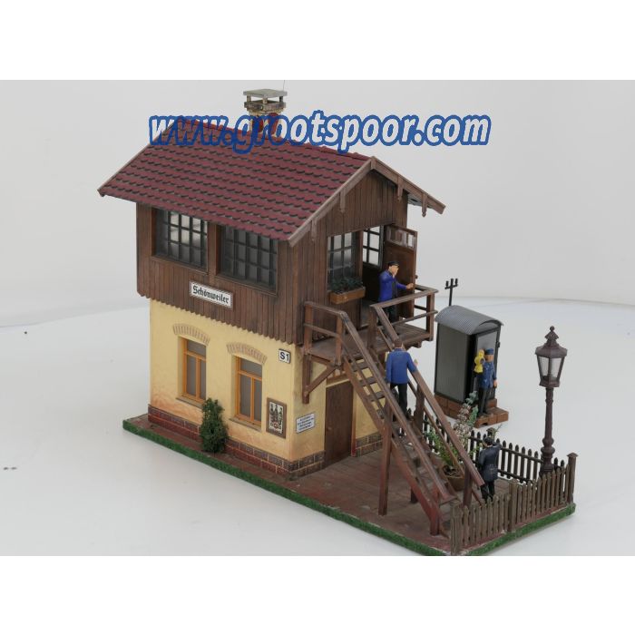 POLA 330914 & 330916 Set Stellwerk Schönweiler  &  Streckenwärter-Telefonbude, 5 Figuren, Verlichting - sku: 20260409041749 - Gebraucht - Sehr guter Zustand - Bild 5