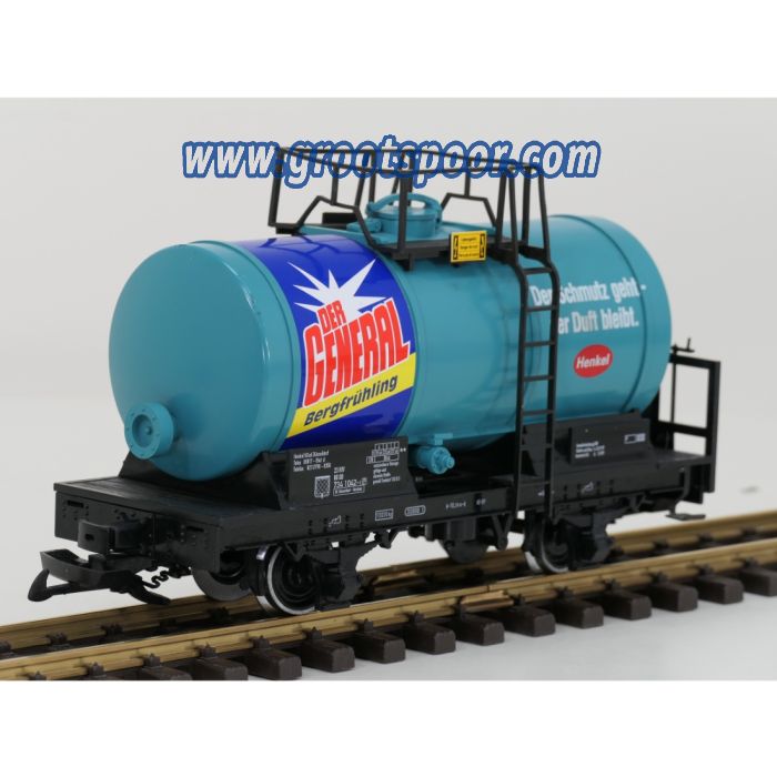 LGB 44407 General®-Kesselwagen DB mit Metallrader - sku: 20260410112954 - Gebraucht - Wie Neu - Bild 2