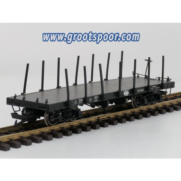 LILIPUT L95753 SBB PLATTE RONGENWAGEN ZWART, Metallrader - sku: 20260410032852 - Gebraucht - Sehr guter Zustand - Bild 2