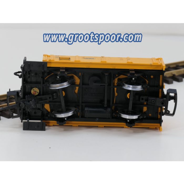 LGB 90125 ToyTrain open goederenwagen geel DB, Metallrader - sku: 20260415120945 - Gebraucht - Sehr guter Zustand - Bild 3