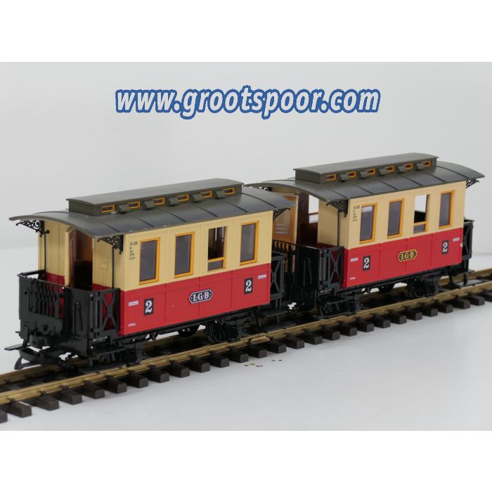 LGB 30110 Set 2x Personenwagen 2e klasse - sku: 20260423091722 - Gebraucht - Sehr guter Zustand - Bild 2