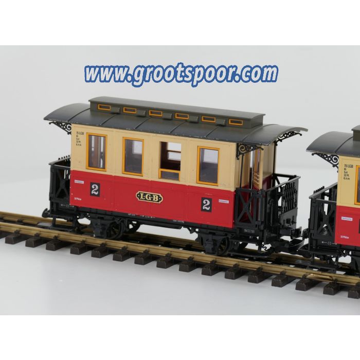 LGB 30110 Set 2x Personenwagen 2e klasse - sku: 20260423091722 - Gebraucht - Sehr guter Zustand - Bild 4