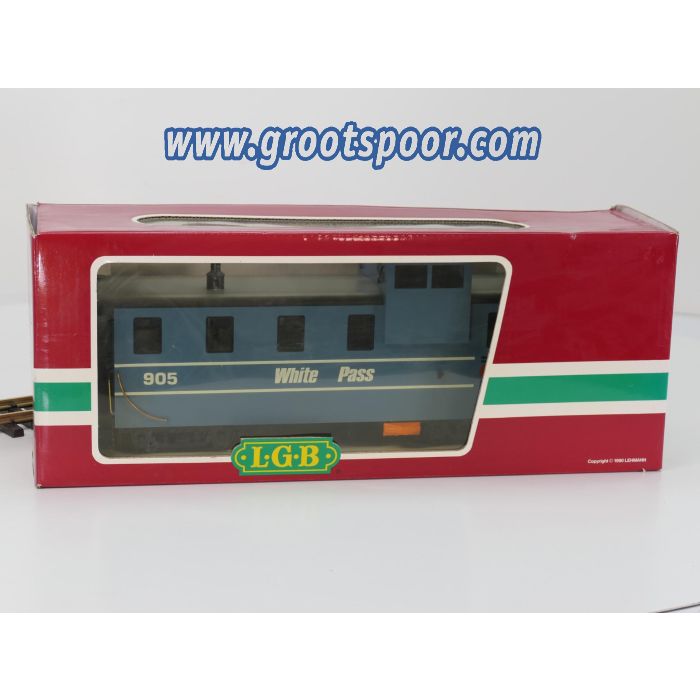 LGB 4071 White Pass Caboose 905 - sku: 20260423100342 - Gebruikt - Zeer goede staat - Afbeelding 5