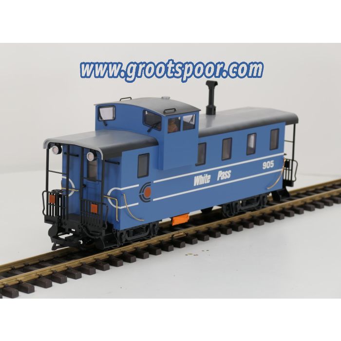 LGB 4071 White Pass Caboose 905 - sku: 20260423100342 - Gebruikt - Zeer goede staat - Afbeelding 3