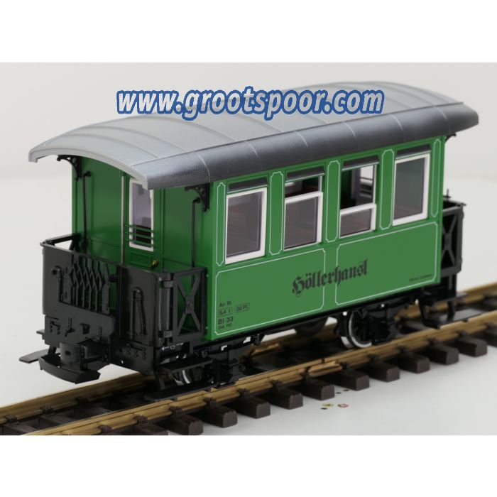 LGB 34076 Bi 33 Höllerhansl Stainzer Lokalbahn Flascherlzug, mit Metallrader - sku: 20260423041037 - Gebraucht - Sehr guter Zustand - Bild 2
