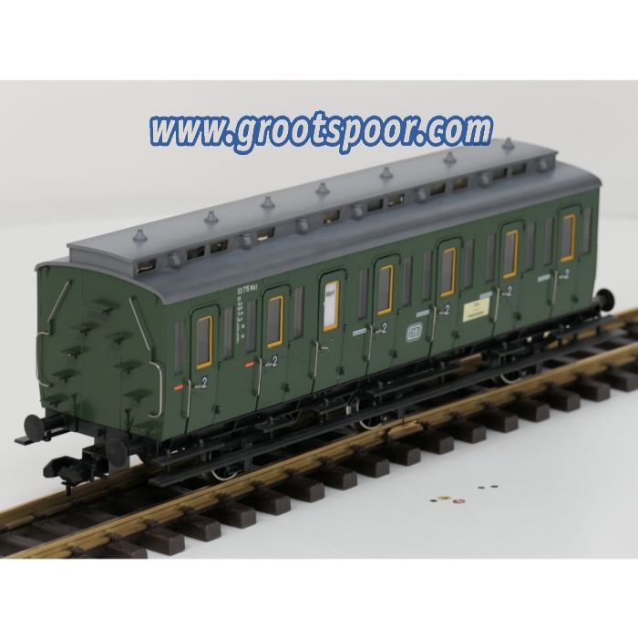 Märklin Spur1 5804 Abteilwagen 3-achsig DB III, Innenbeleuchting, Stromabnahme, Metallrader - sku: 20260501100850 - Gebruikt - Zo goed als nieuw - Afbeelding 3