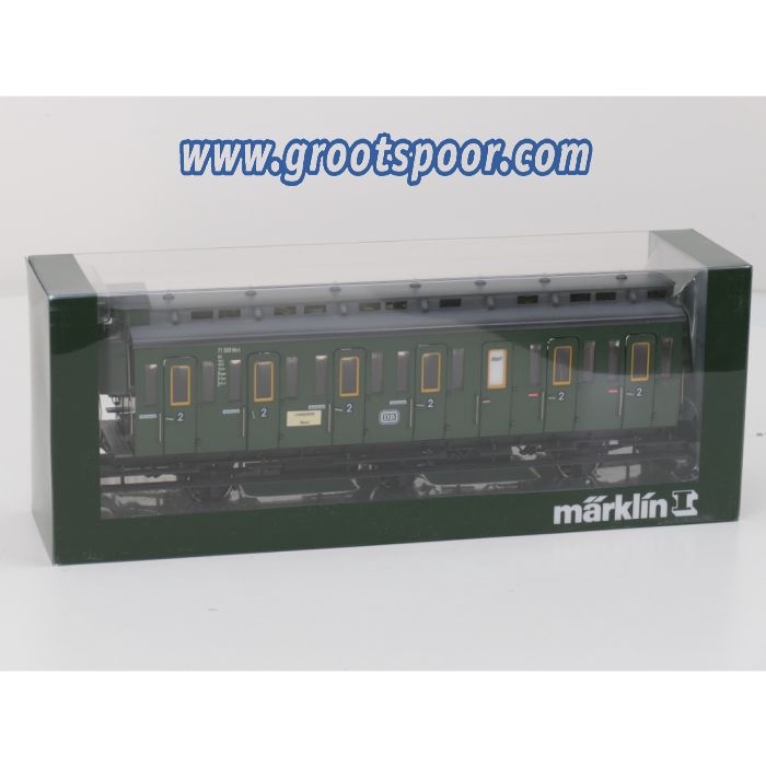 Märklin Spur1 5805 Abteilwagen 3-achsig DB III, Innenbeleuchting, Stromabnahme, Metallrader - sku: 20260501100530 - Gebraucht - Wie Neu - Bild 5