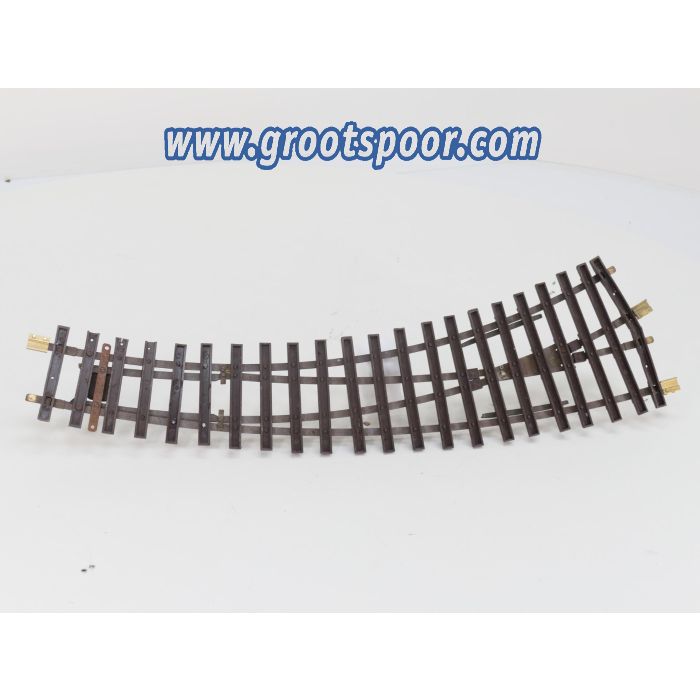 THIEL 1880 Innenbogenweiche 45°/30° Messing rechts, buiten gebruikt, Met Schroefbare railverbinders - sku: 20260508114913 - Gebruikt - Afbeelding 6