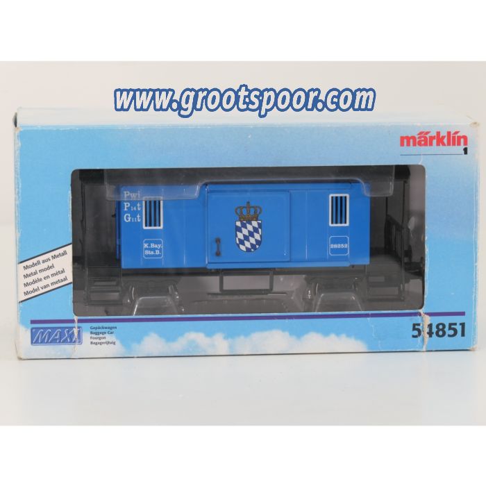 Märklin Maxi Spur1 54851 Gepäckwagen K.Bay.Sts.B. - sku: 20260508015347 - Gebraucht - Guter Zustand - Bild 5