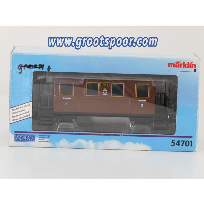 Märklin Spur1 54701 MAXI Personenwagen 3. Kl. der K.P.E.V. - sku: 20260508053232 - Gebraucht - Guter Zustand - Bild 5