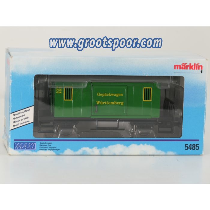 Märklin Spur1 Maxi 5485 Gepäckwagen Württemberg - sku: 20260513094508 - Gebruikt - Goede staat - Afbeelding 5