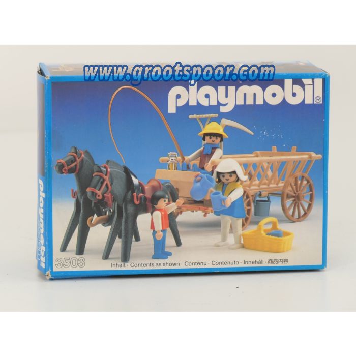 Playmobil 3503 boerenkar compleet OVP #9530 - sku: 20260515105655 - Gebraucht - Sehr guter Zustand - Bild 3