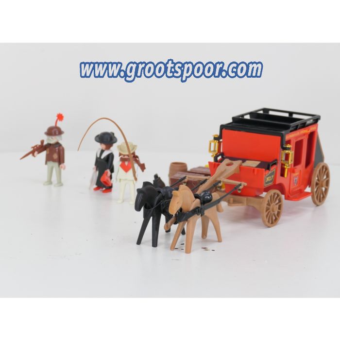 Playmobil 3245 A Western postkoets 95% compleet #9591 - sku: 20260528110105 - Gebruikt - Zeer goede staat - Afbeelding 2