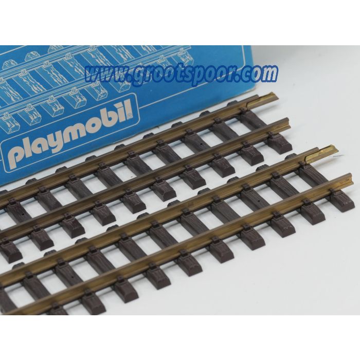 Playmobil 4355 Doos 12 Messing Gleise 30cm gerade - sku: 20260605022359 - Gebraucht - Guter Zustand - Bild 4
