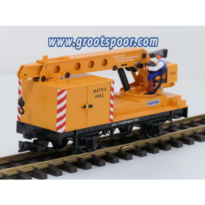 LGB 4042 B Matra Kraan wagon - sku: 20260619111747 - Gebruikt - Zeer goede staat - Afbeelding 2