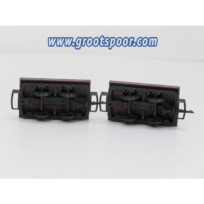 LGB 40500 Veldspoor Set 2 platte wagons - sku: 20260619113525 - Gebruikt - Zeer goede staat - Afbeelding 3