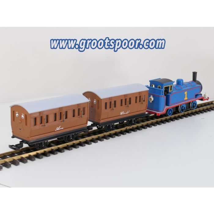 Set Thomas & Friends, Thomas de stoomlocomotief + Annie & Clarabel - sku: 20260702013558 - Used - Very good condition - Photo 5