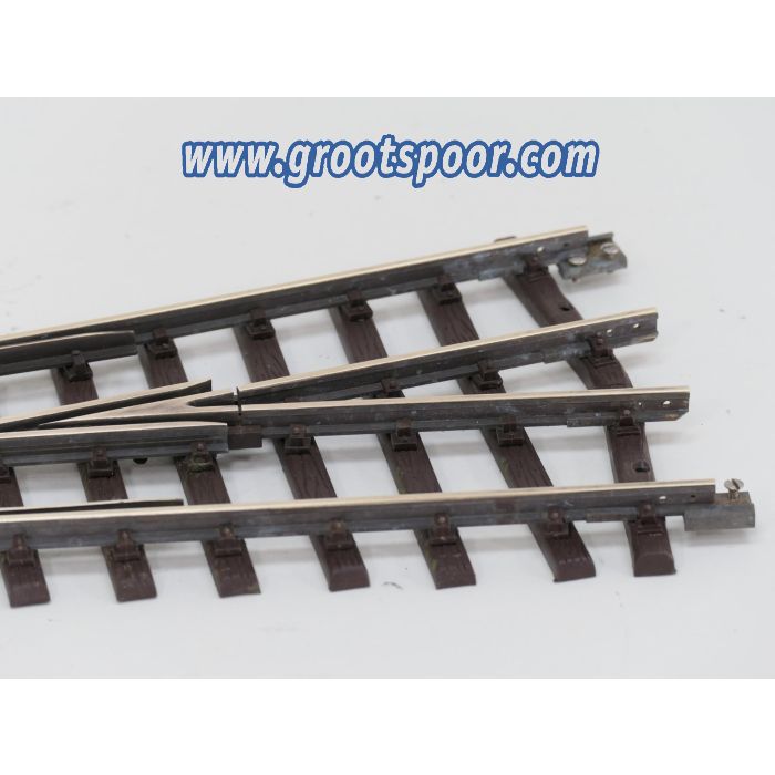 THIEL 1810 Weiche 15° Messing links, Met Schroefbare railverbinders - sku: 20260702035302 - Gebruikt - Zeer goede staat - Afbeelding 5
