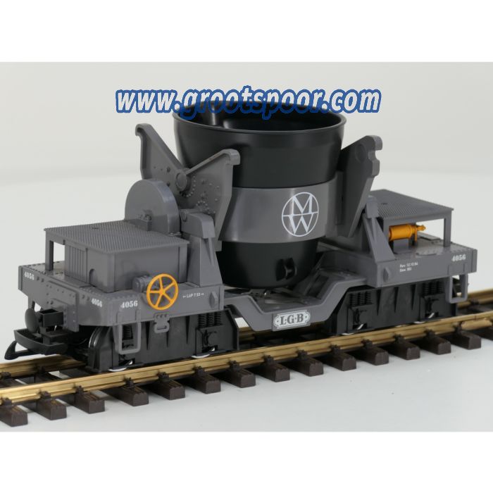 LGB 40560 Gußstahl-Wagen, Kippfunction, Metallrader, Stromabnahme - sku: 20260703044821 - Gebraucht - Sehr guter Zustand - Bild 3