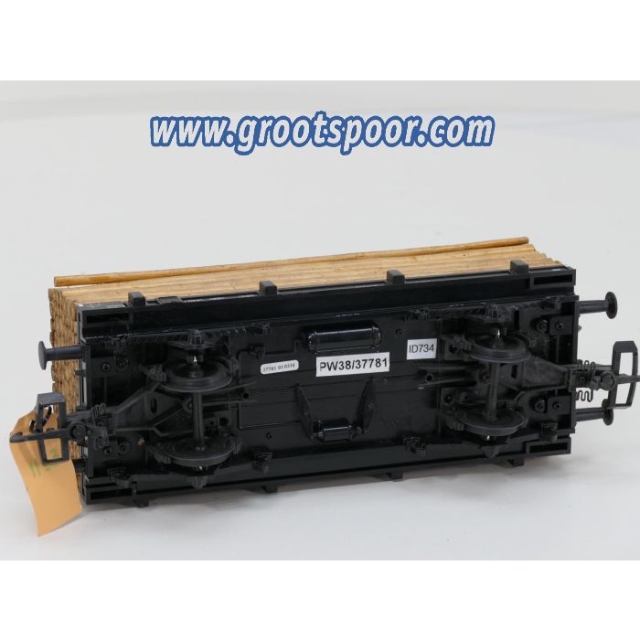 PIKO 37781 G-Rungenwagen mit Holzladung DB - sku: 20260703024544 - Gebruikt - Goede staat - Afbeelding 3
