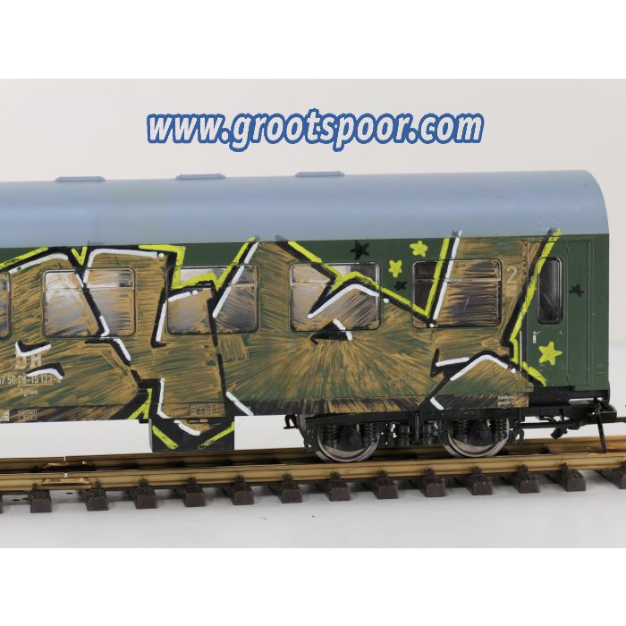 PIKO 37650 G-Reko-Wagen 2. Kl. DR 57 50 28-15 123 -2 Bghwe, GRAFITTI Kugellagerachsen, Innenbel, Energiesp, 11 Figuren - sku: 20260716011020 - Used - Very good condition - Photo 6