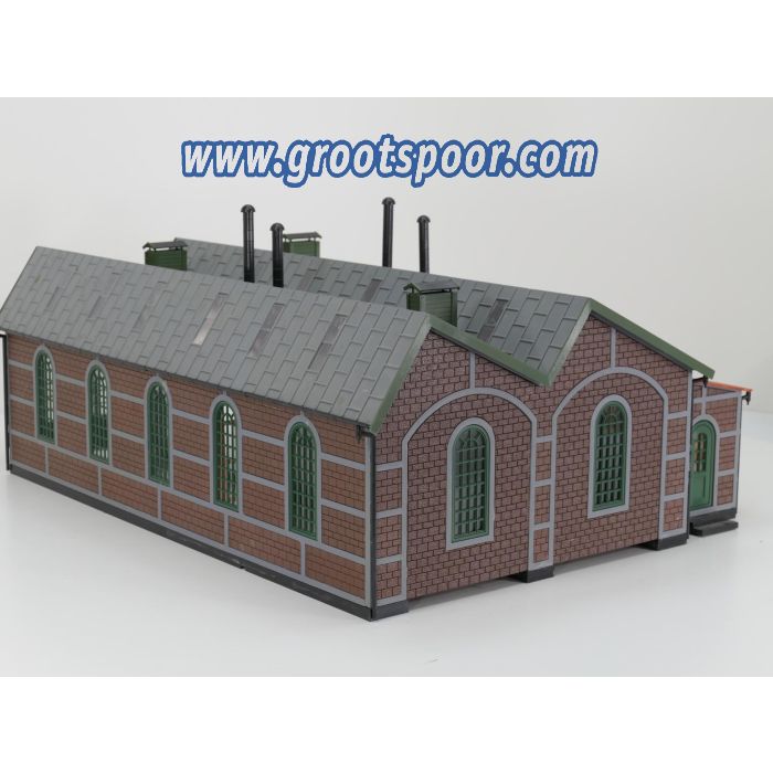 Märklin Spur1 5617 Lokschuppen mit Anbau, gebouwd model - sku: 20260723014326 - Gebraucht - Guter Zustand - Bild 4