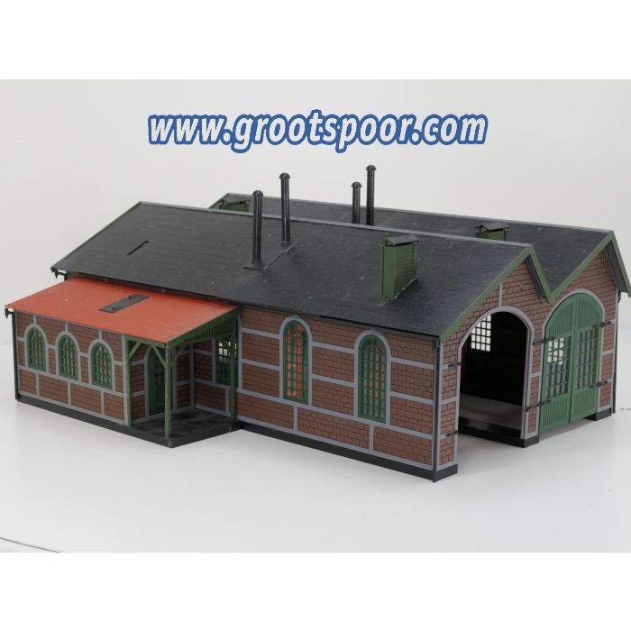 Märklin Spur1 5617 Lokschuppen mit Anbau, gebouwd model - sku: 20260723014326 - Gebraucht - Guter Zustand - Bild 6